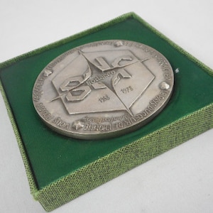 Collectable vintage French medal 1958 / 1978
