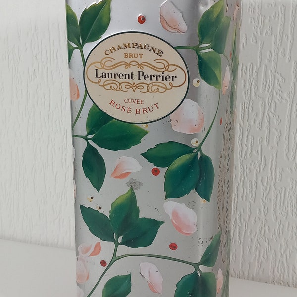 Bouteille de champagne vintage française Laurent Perrier de collection / ustensiles de bar