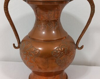 ヴィンテージ フランス製 銅製 花瓶・ポット – ハンドメイド銅製品