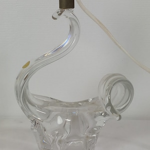 vintage French crystal table / bedside / office lamp / French decor
