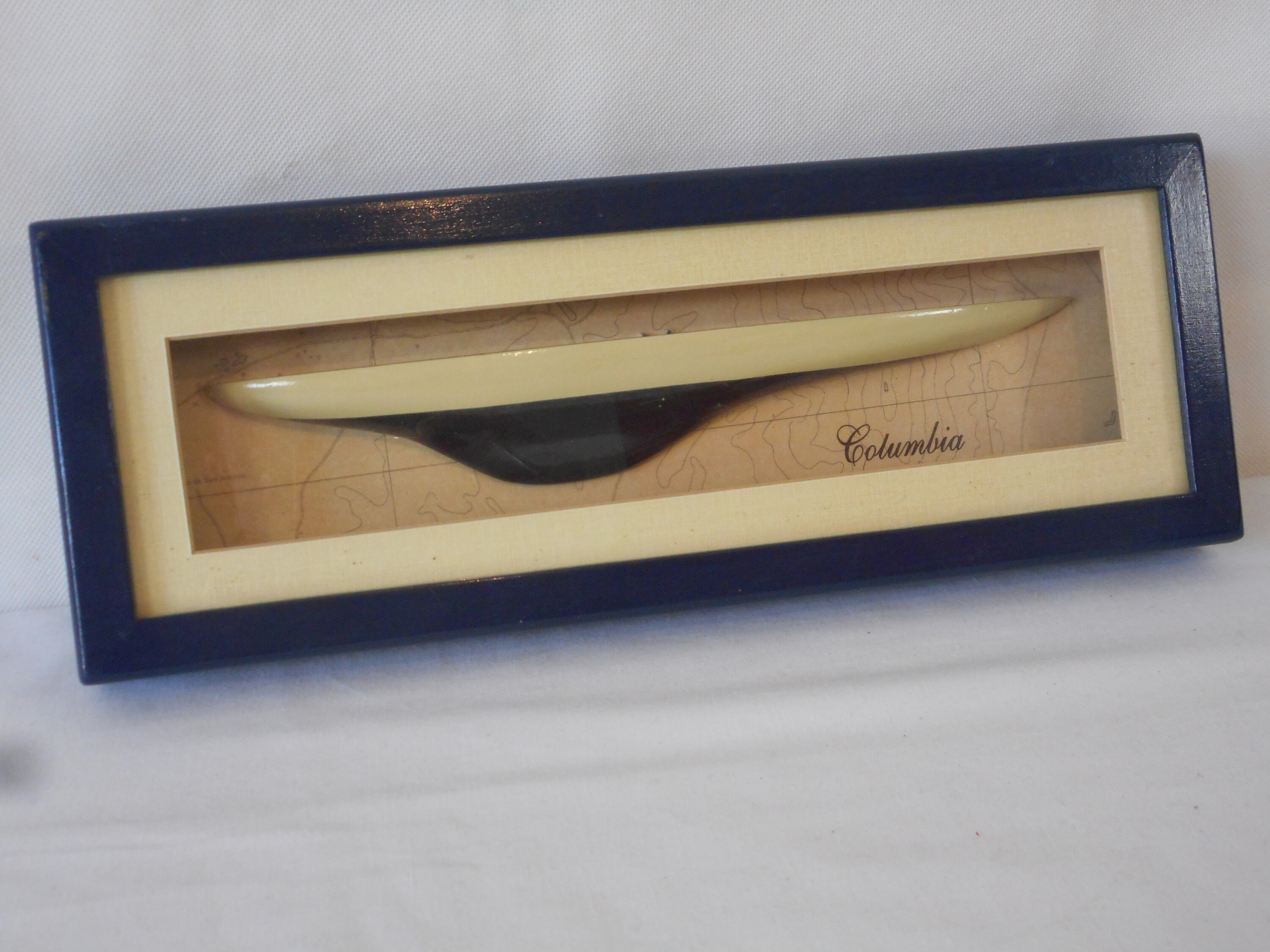 Français Vintage Framed Wall Picture - Nautique/Bateaux Français Décor