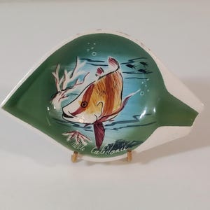 vintage collectable decorative ceramic table ashtray