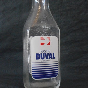 stunning vintage French Pastis Duval Anisette water carafe / bottle / decanter / barware