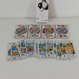 complete set vintage Franse tarotkaarten en speelkaarten / Tarot Reading