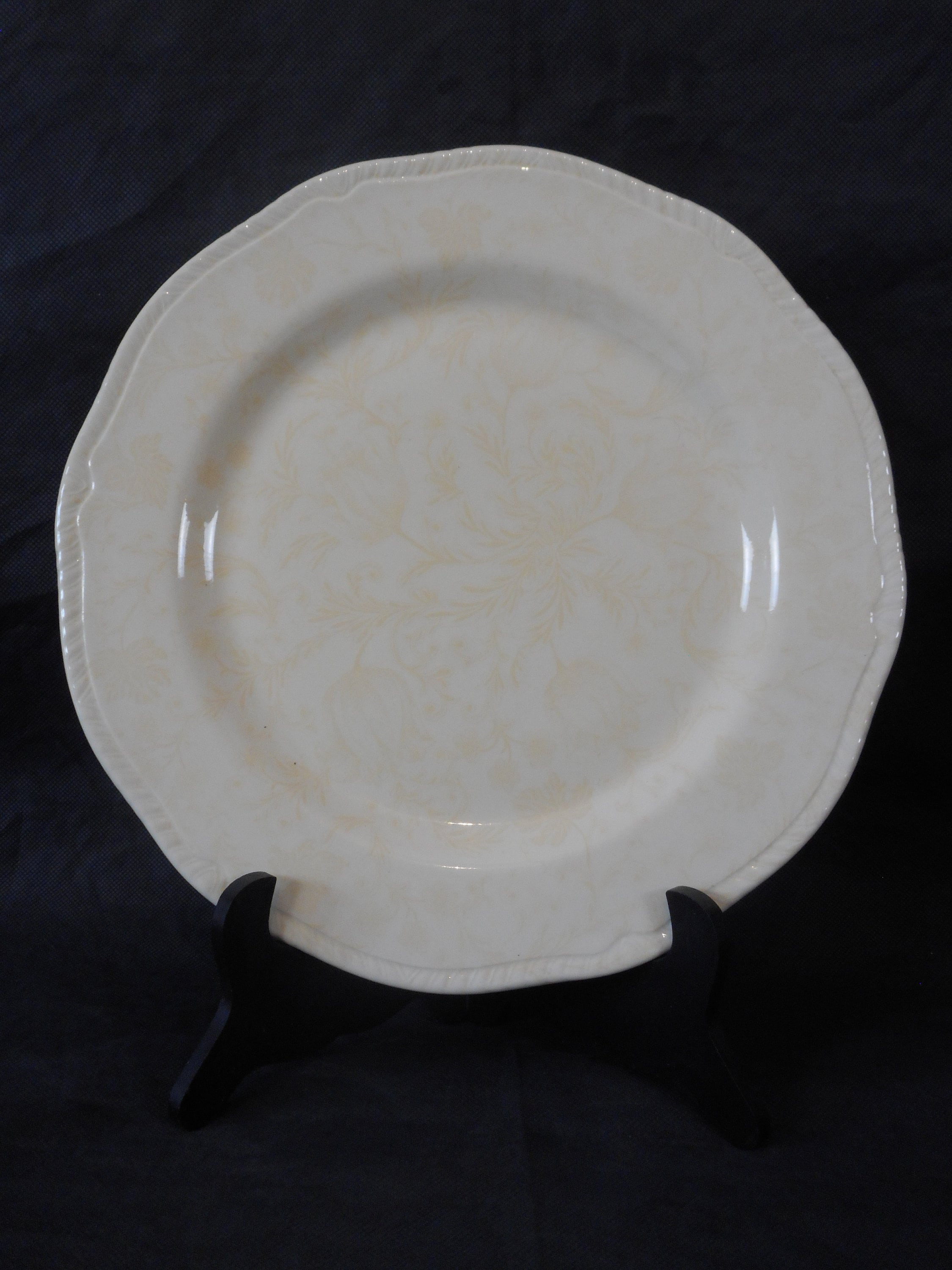 Vintage Anglais Woods & Fils Céramique Charger Plaque/Assiette de Service Vaisselle Plateau