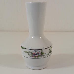 französische dekorative kleine Miniatur Porzellanvase / French Décor