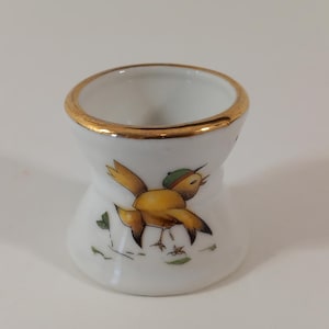 vintage French children&#39;s porcelain egg cup / Egg holder / Breakfast / tableware