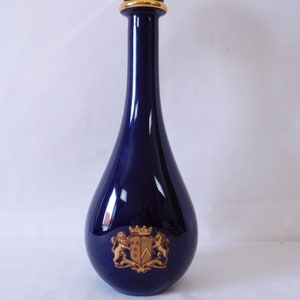 rare vintage Limoges Haviland Otard Cognac porcelain decanter / barware