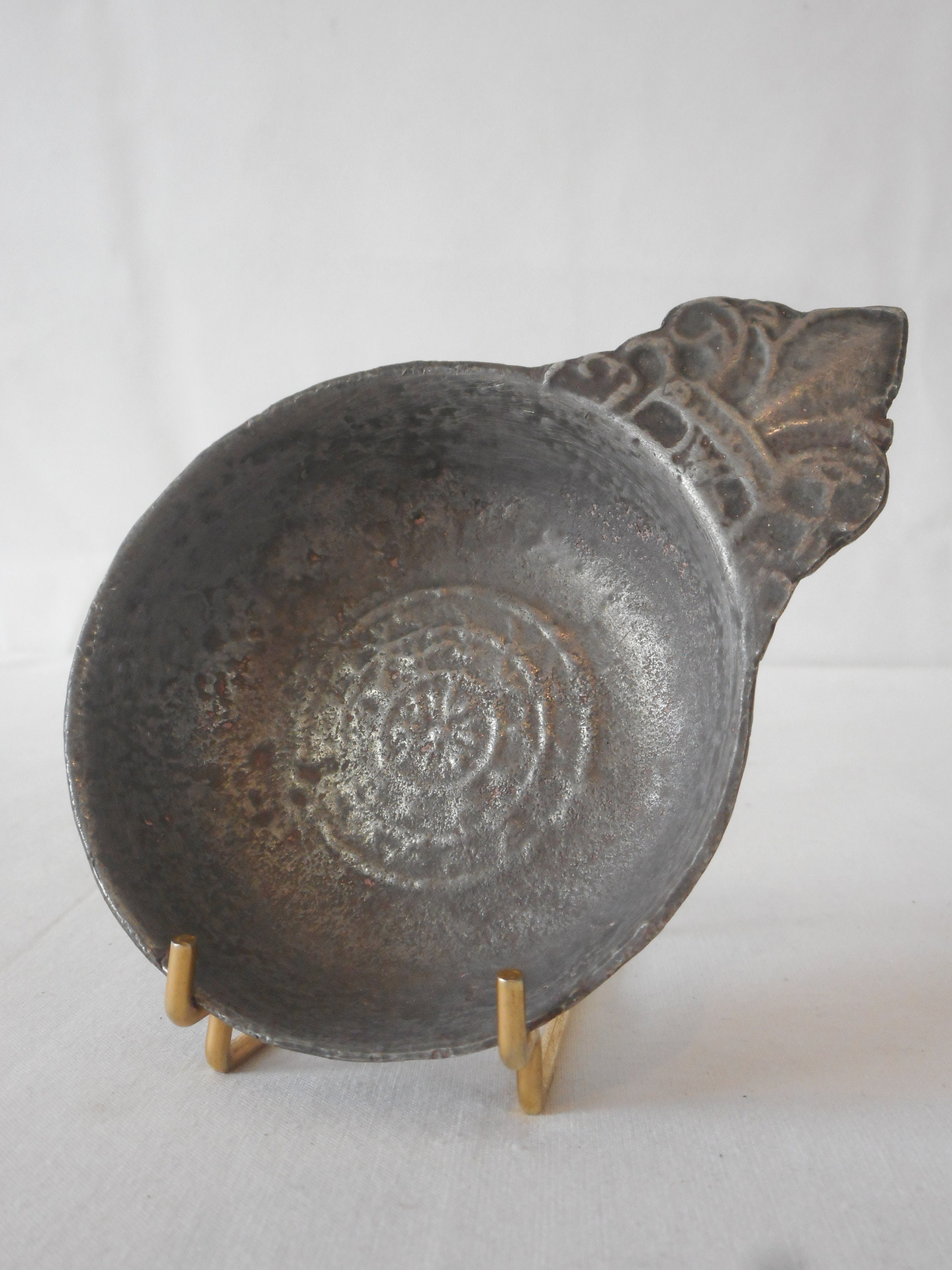 Rare Millésime à Collectionner Français Tastevin en Éferie/Tasse de Vin