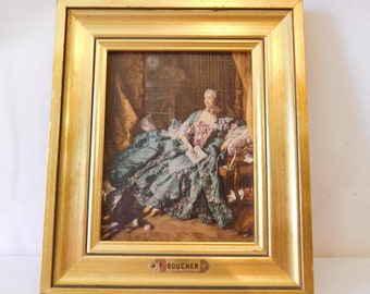 Collectable vintage French wall mountable picture / French decor