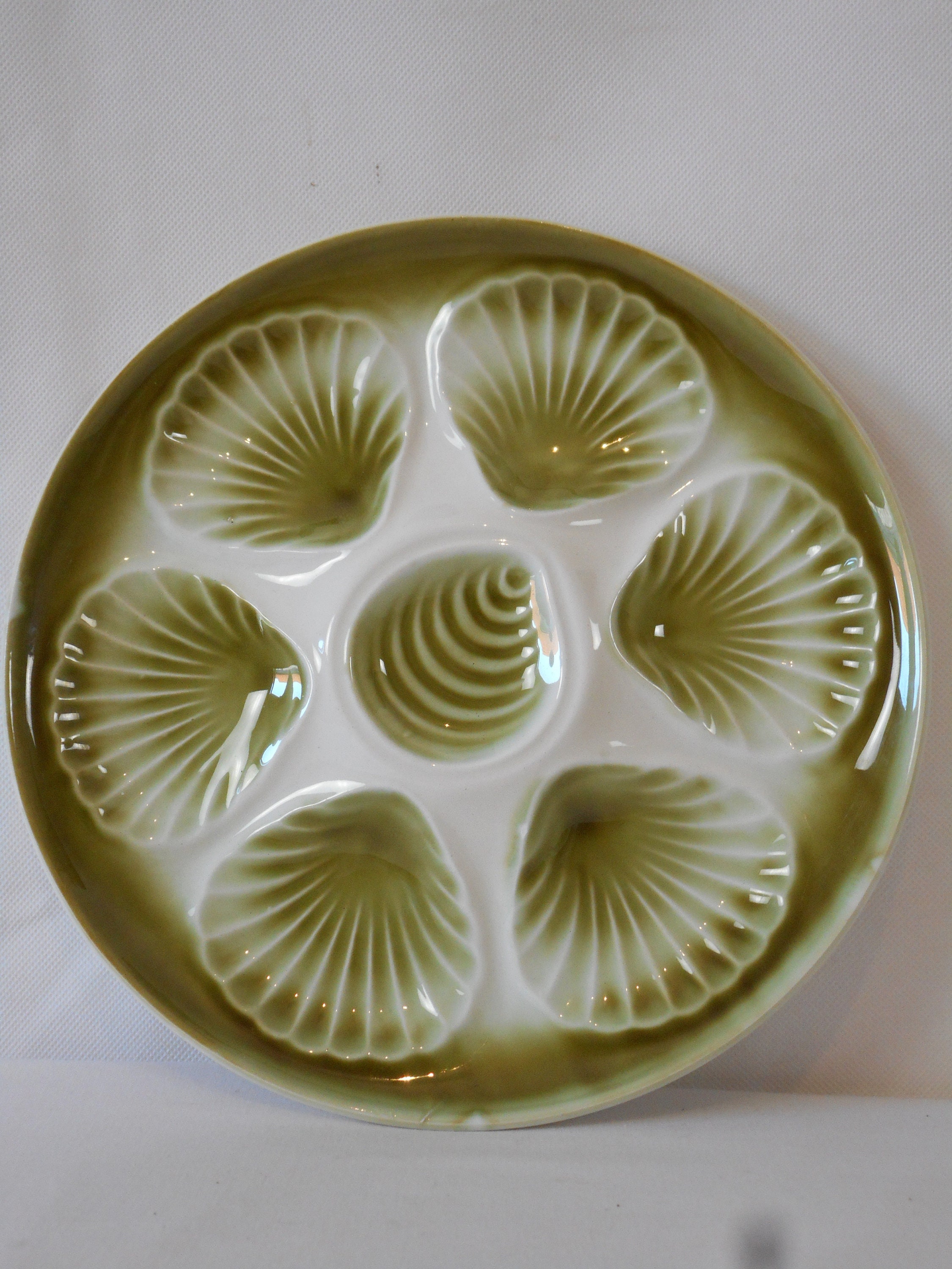 Superbe Cru Français Moulin Des Loups Plaque d'huîtres Vitrées en Céramique