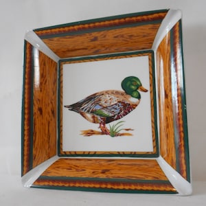 stunning vintage French porcelain Foie Gras serving dish