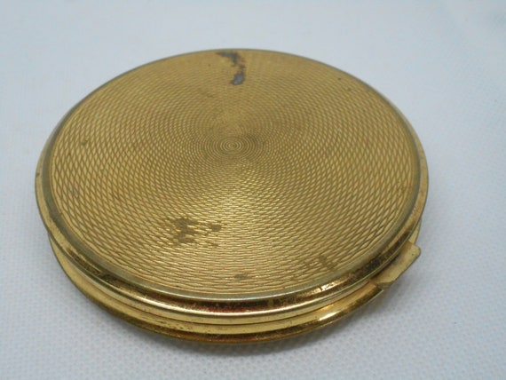 stunning rare vintage French round shaped brass c… - image 4