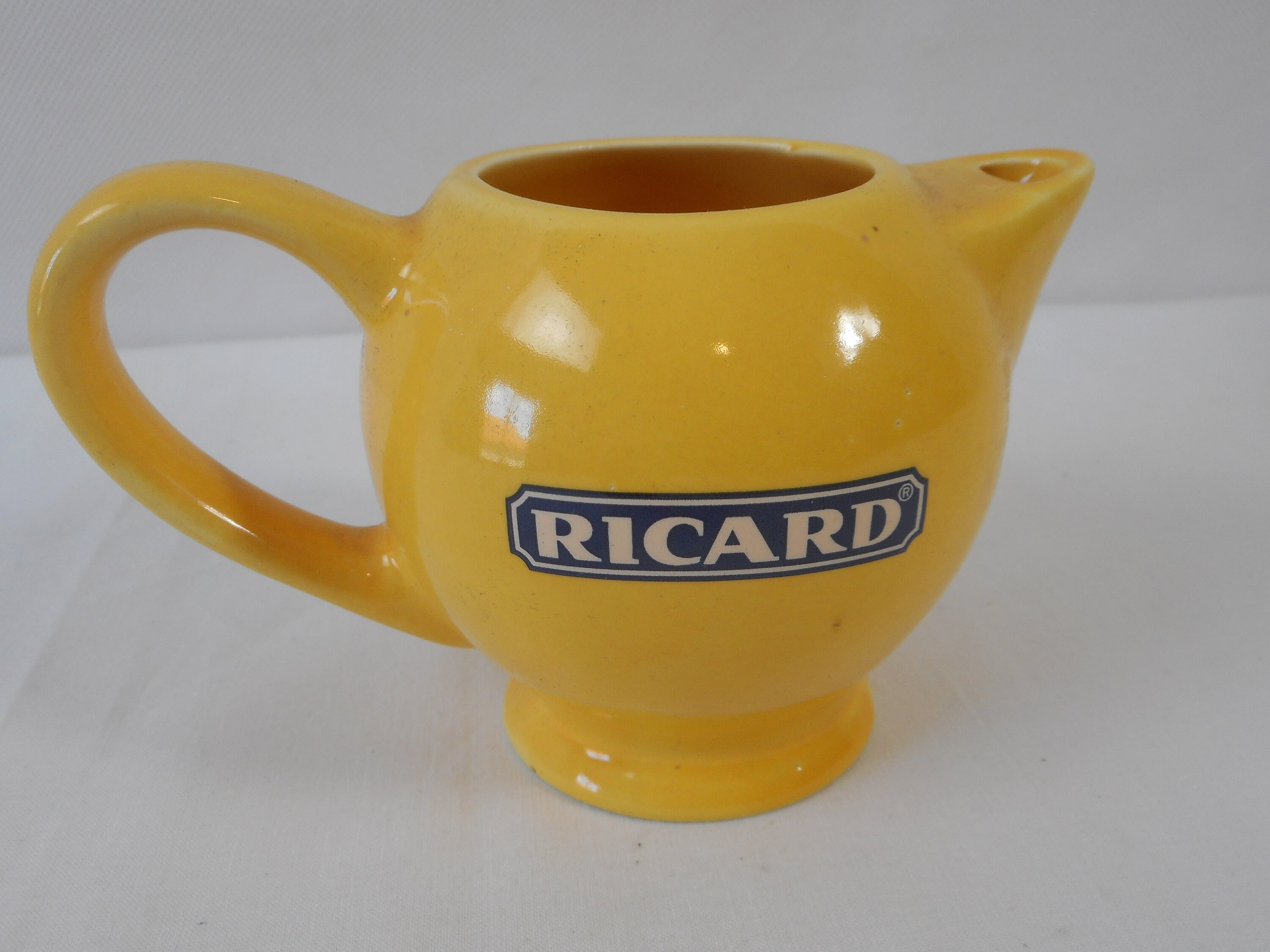 Superbe Cruche d'eau Ricard en Céramique Français Vintage