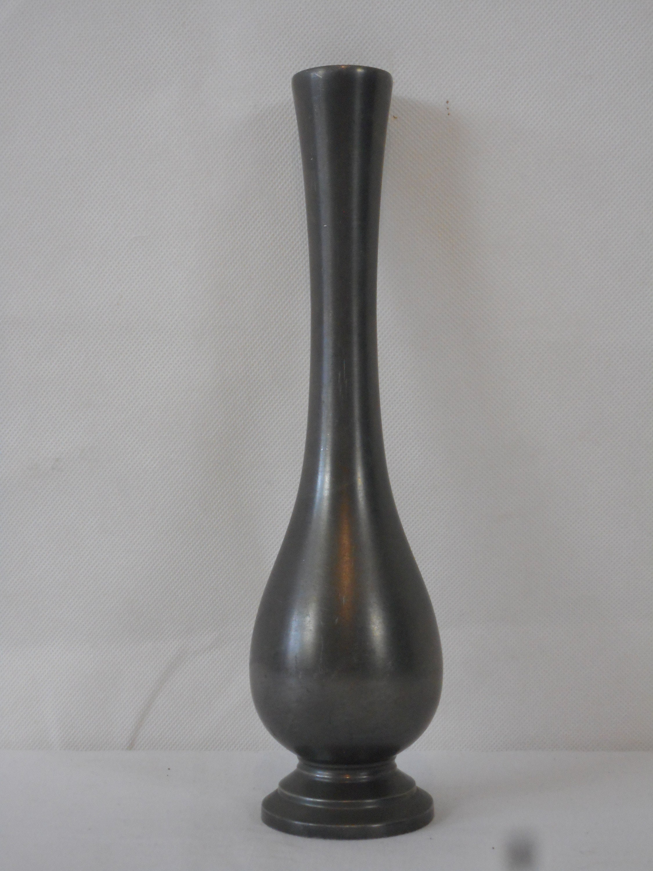 Étain Français Vintage/Vase Décoratif Etain Ornement Décor Français