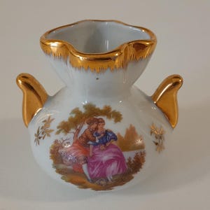 Vintage French small miniature decorative vase / Ornament / French décor / dolls house