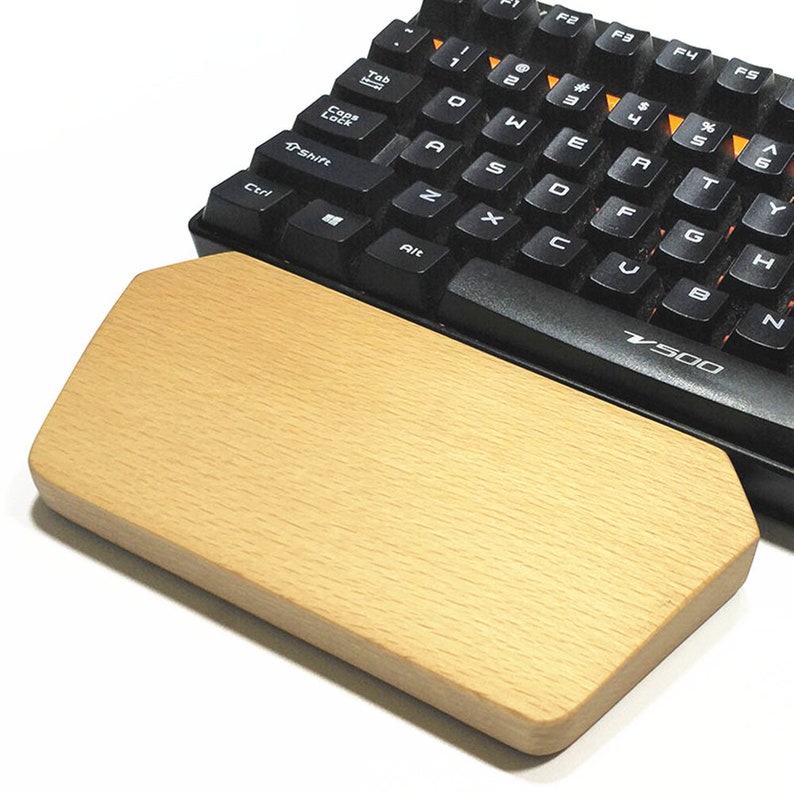 Single Hand Wooden Wrist Rest Pad Walnut Beech Wood Solid Wood Etsy