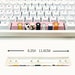 6.25X Cat Paws Claw Spacebar Keycap Cute Pink Painting Colorful Keycaps Cherry Profile Key Cap for Cherry MX Mechanical Gaming Keyboard