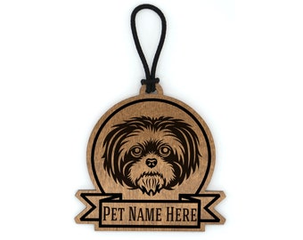 HAVANESE Wooden Coaster PUPPY CNC Laser engraved HAVANESE