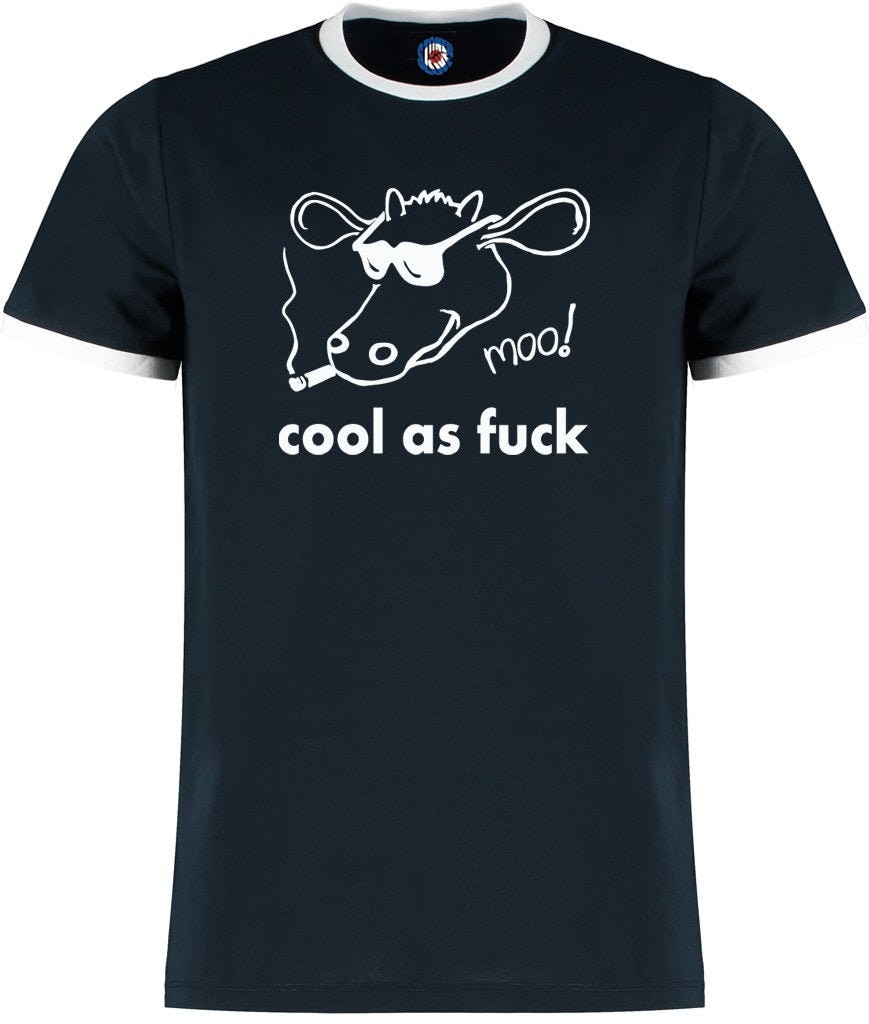 Inspiral Carpets Cool as F*ck Quality Ringer T-shirt - 5 Colours