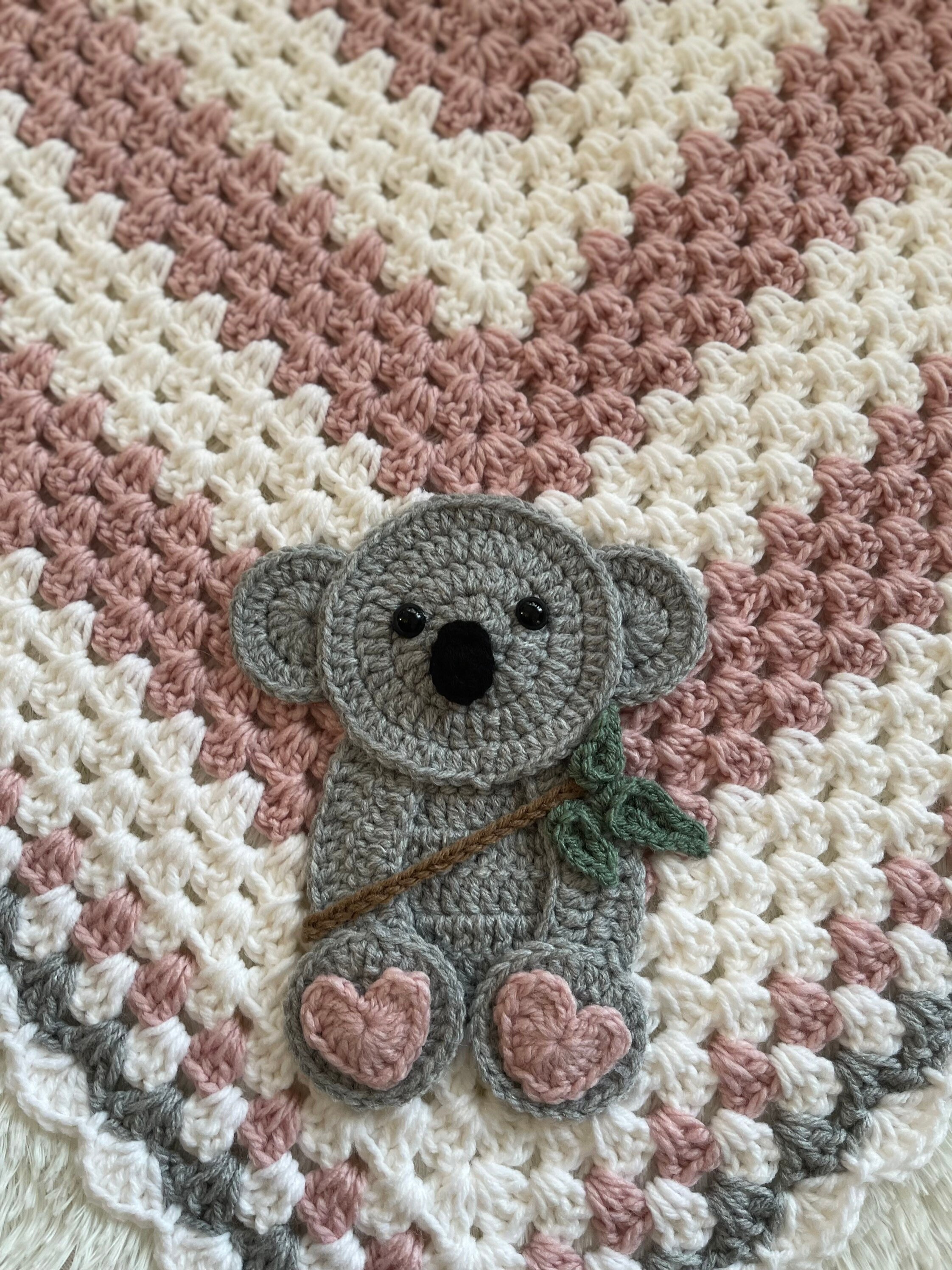 Koala Bear Baby Blanket Baby Blanket Handmade Baby Blanket Crocheted Baby Blanket Baby Koala Bear Afghan Etsy Canada