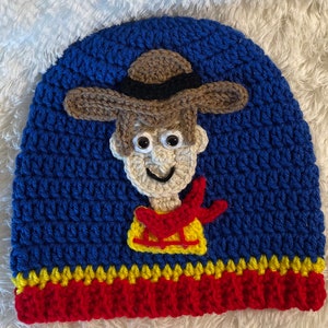 Handmade Woody Beanie - Cowboy Woody Beanie - Beanie - Hat - Cowboy Hat - Crocheted Beanie - Woody - Winter Hat - Beanies