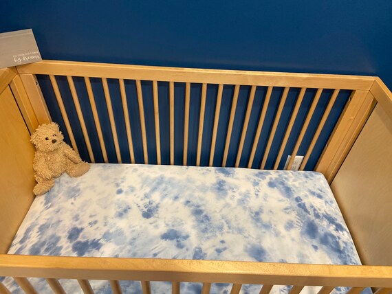 tie dye crib sheet