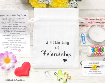 Little Bag Of Friendship Gift, Best Friend Birthday, Sentimental Gift, Thoughtful Idea, Thank You, Miss You, Long Distance, Token Affection