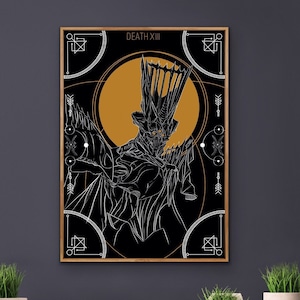 Savathûn - Schicksal | Illustration | Poster | Wandkunst | Ungerahmt | Größe/Maße/Gewicht: