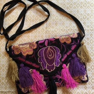 Embroidery purse,bolsa mexicana,mexican crossbody,mexican clutch,artesania mexicana,embroidered purse,Boho purse