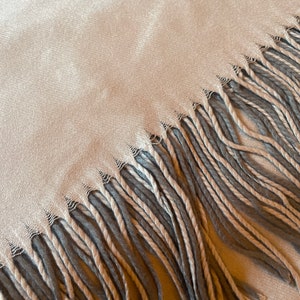 Rebozo mexicano, Reversible rebozo, Mexican rebozo, beige / brown rebozo, Mexican wrap, Mexican pashmina, Boho style, Mexican shawl