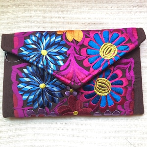 Embroidery purse,Mexican bag,Mexican clutch,Embroidery bag,Embroidered clutch,Floral purse