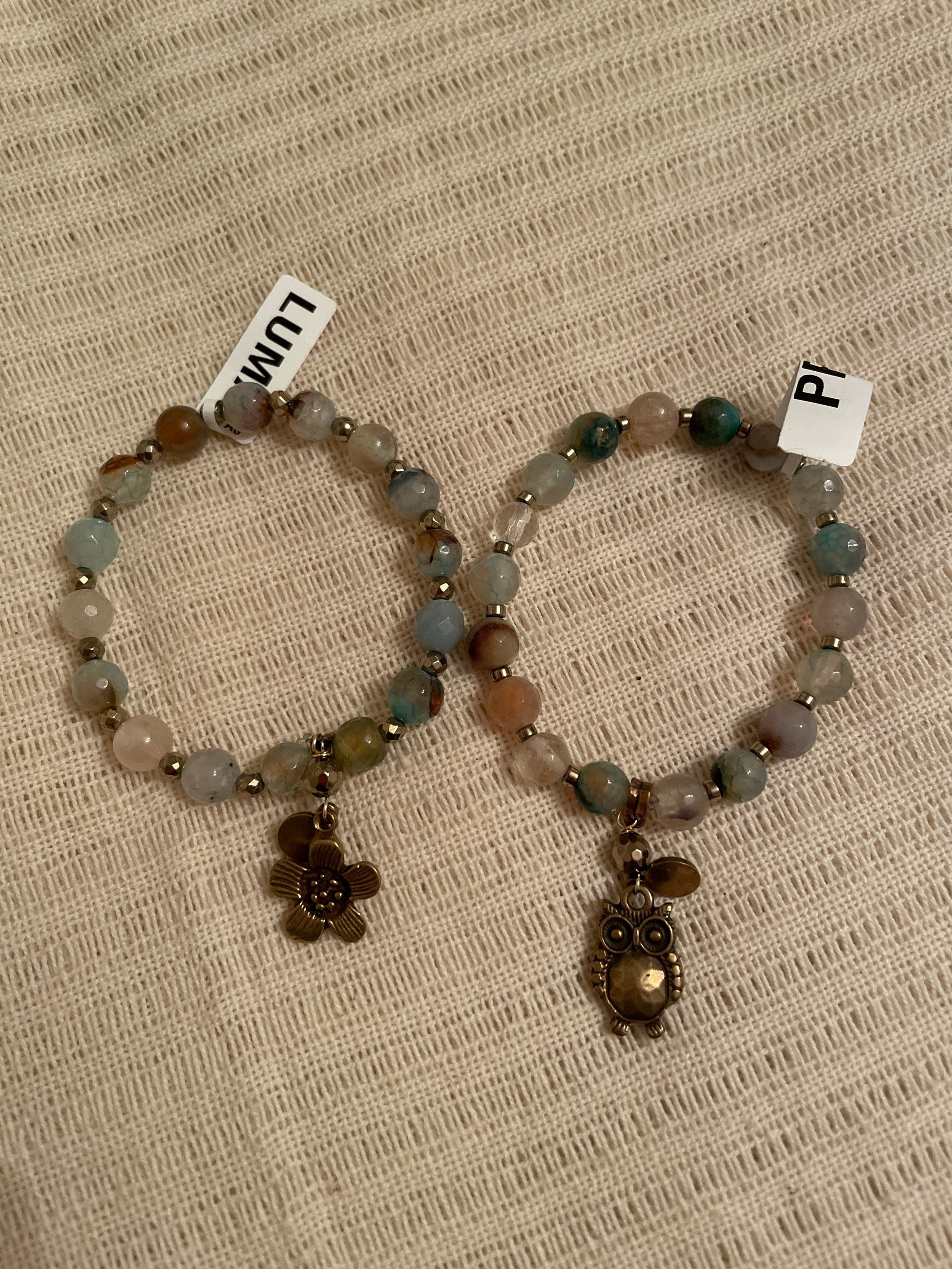 Mexican bracelet, pulsera mexicana, bracelet with owl Artesania mexicana, bracelet with flower, boho