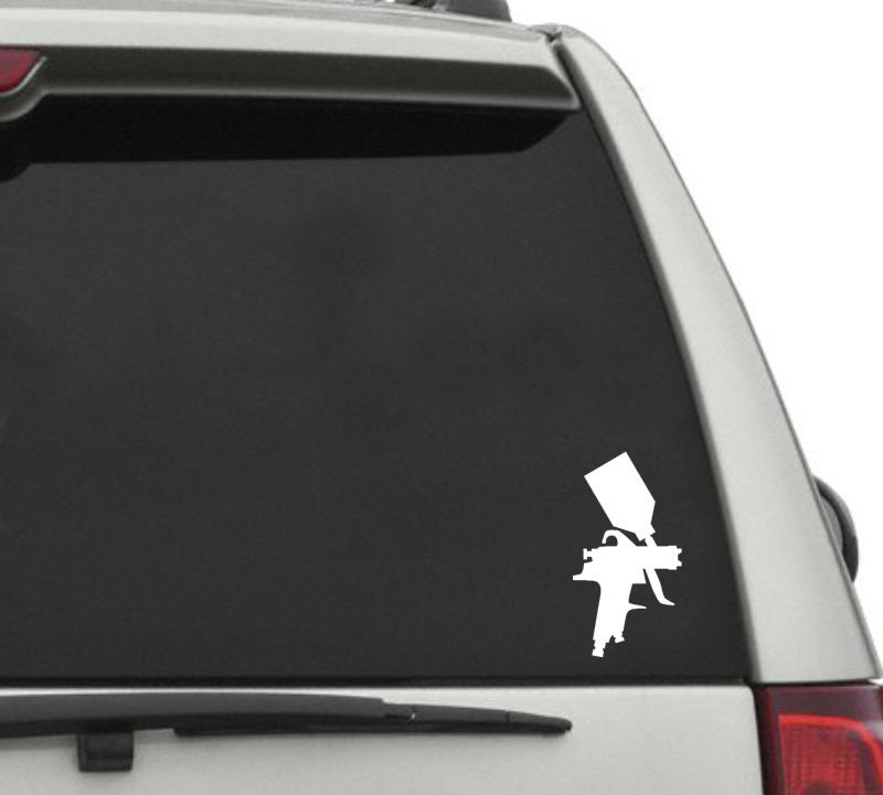 Spray Gun Sticker Decal - Etsy