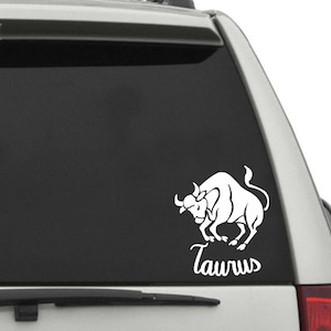 Taurus Zodiac Sign Sticker Decal