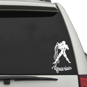 Aquarius Zodiac Sign Sticker Decal