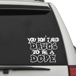 Je hebt geen dokter nodig om een coole autosticker te zijn