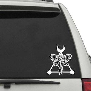 Moon Moth Sticker Decal