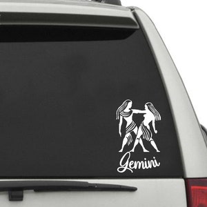 Gemini Zodiac Sign Sticker Decal