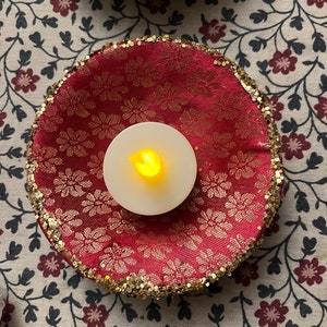 Diya or candle bowl. Perfect for any mehndi or sangeet party. Candle not included