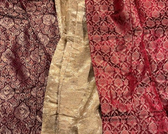 Maroon jamawar pants in small size. Pakistani.Indian dress.