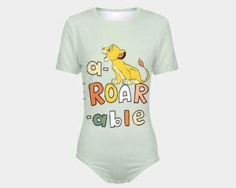 Body ABDL a-ROAR-able avec pression à l'entrejambe