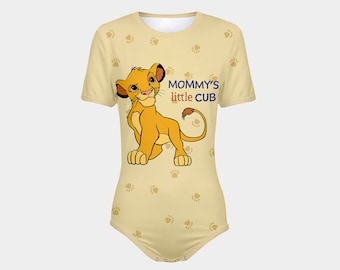 ABDL Mommy's Little Cub Snap-Crotch Bodysuit