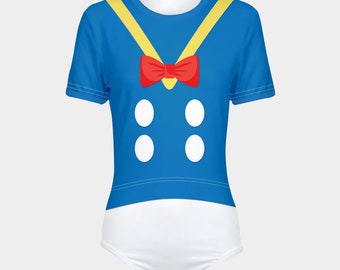 ABDL Donald Duck Snap-Crotch Bodysuit
