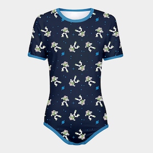 ABDL Buzz Lightyear Navy Snap-Crotch Bodysuit