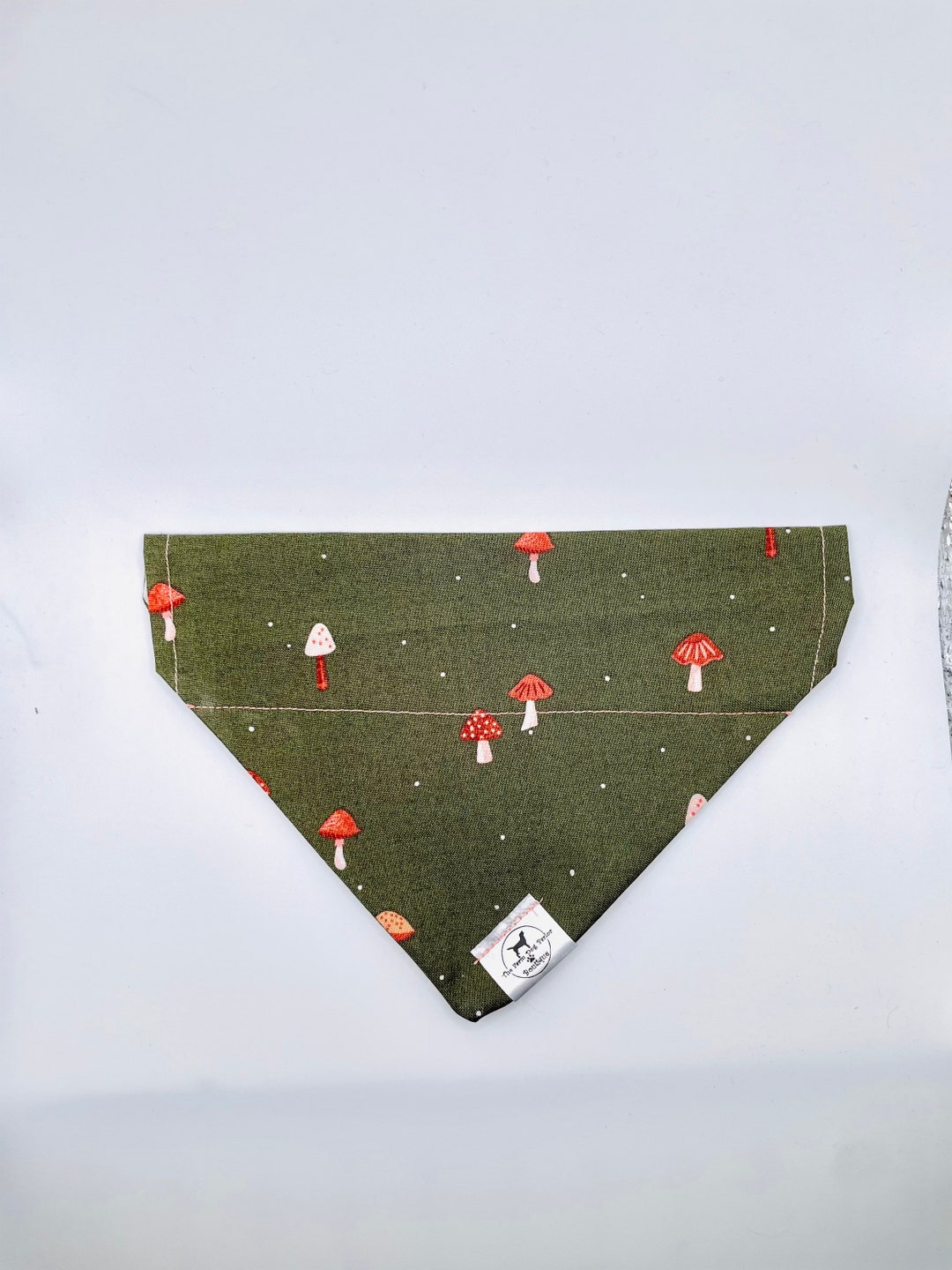 The Funguy Bandana/mushrooms/mushroom Dog Bandana/fungi Dog Bandana