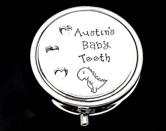 Personalised Baby Teeth Box, Tooth Fairy Box For Girls, First Tooth Box, Christening Gift For Boys, Baptism Gift For Godson, New Baby Gift