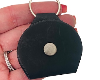 Trolley Token Holder Keyring, Guitar Pick Case, Golf Marker Holder, Plectrum Holder Pocket Coin Holder Keychain, Guitarist Gifts, Musician