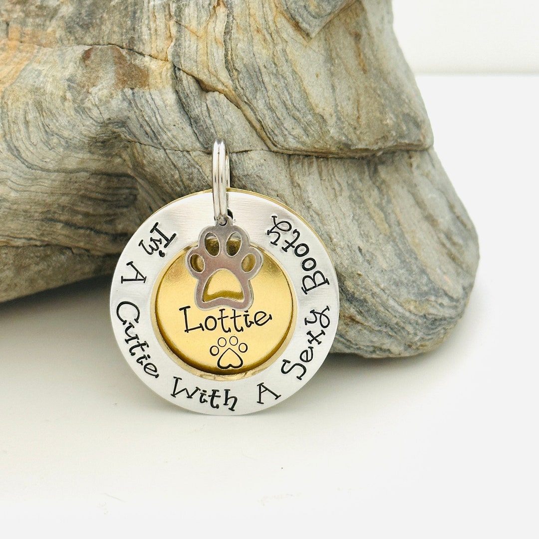 Personalised Dog ID Tag Dog Tags for Dogs Cute Pet ID Tag Etsy UK