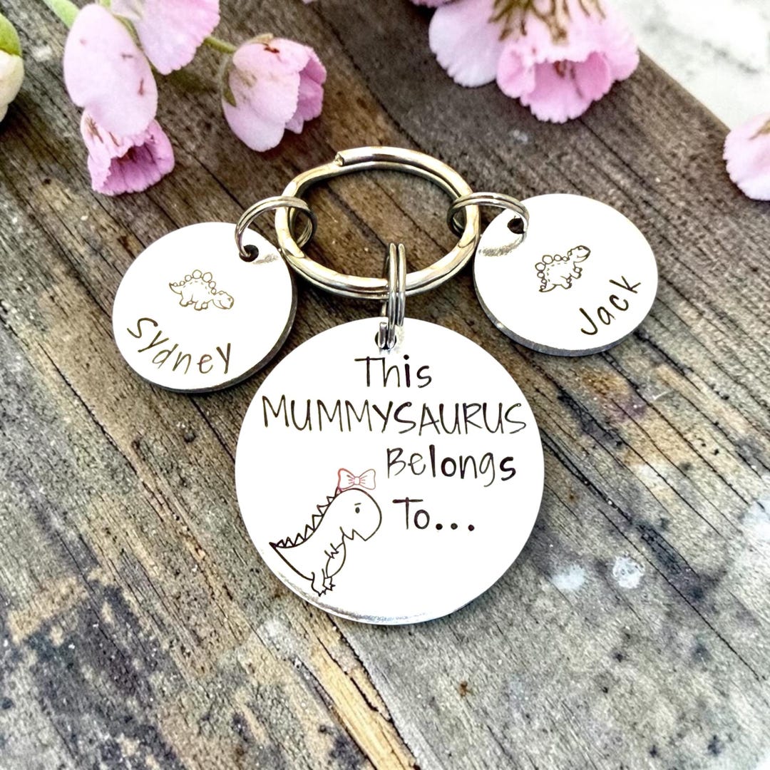Key Rings Nanny Nannysaurus, This Grandma Belongs to Keyring, Mothers Day Gift to Nana ...